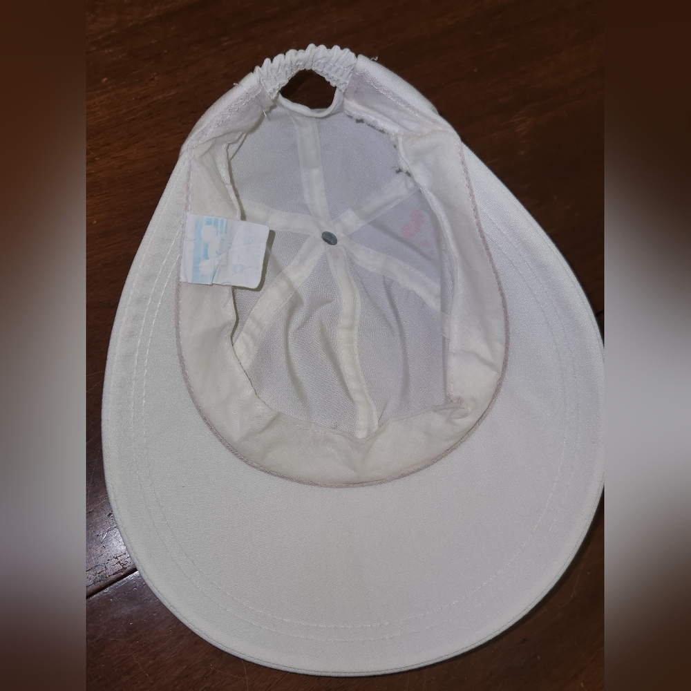 Vintage Atlas Disney Character Fashions Pink & White Mickey Mouse Visor EUC - Picture 7 of 7